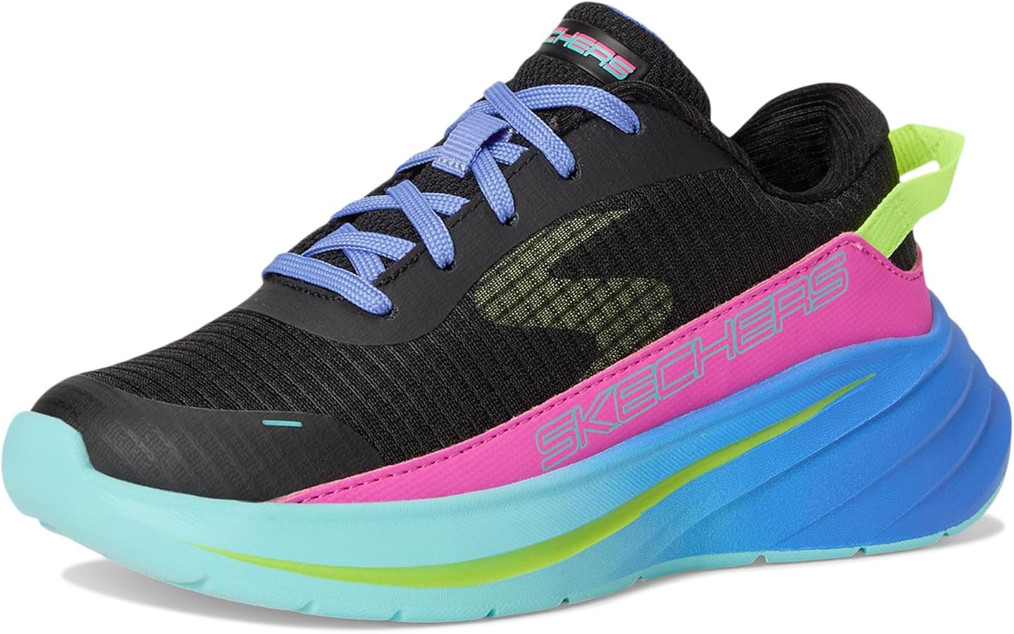 Amazon.com | Skechers Kids Girls Wave 92 - Imara Breeze Sneaker