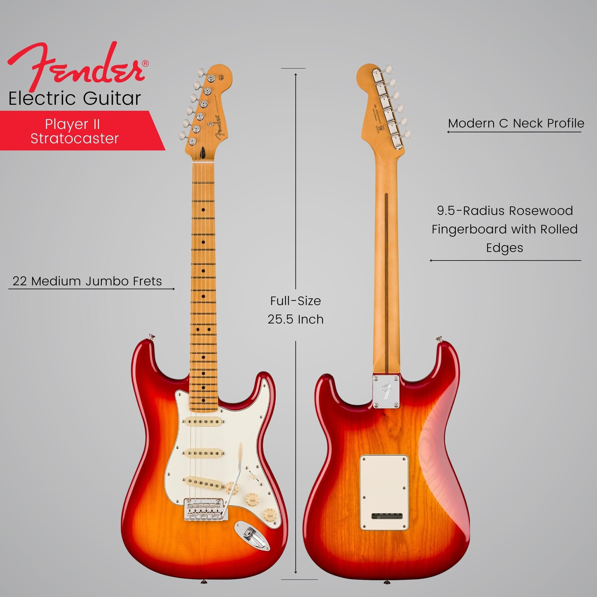 Amazon | Fender フェンダー エレキギター Player II Stratocaster