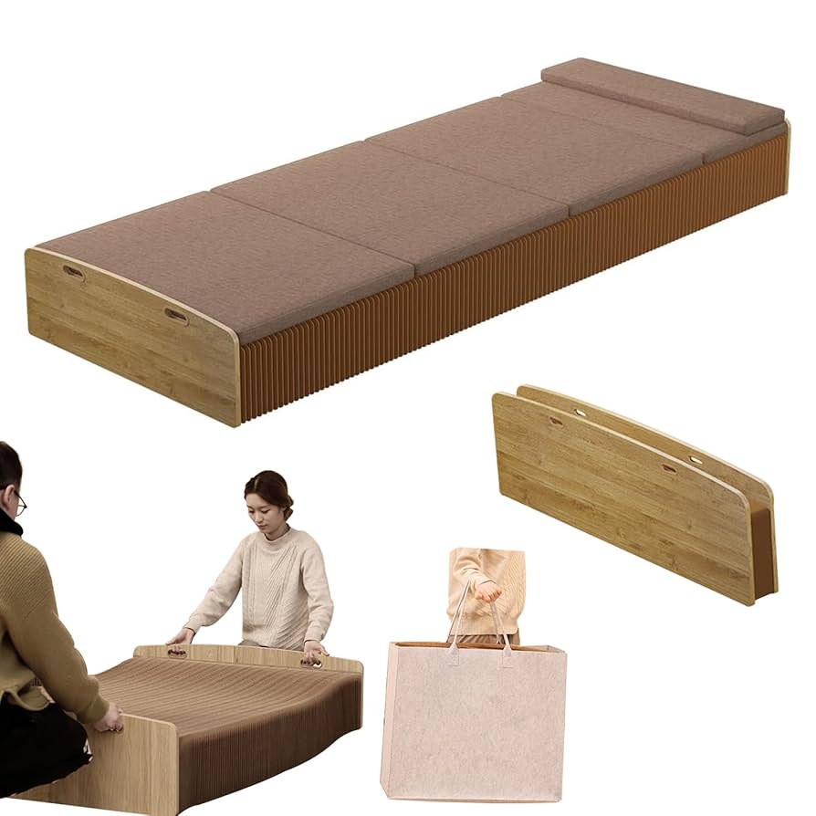 ih paper】ペーパーベッド セミシングル アコーディオン ベッド