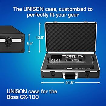 Amazon.com: ANALOG CASES Boss GX-100 - Funda rígida UNISON