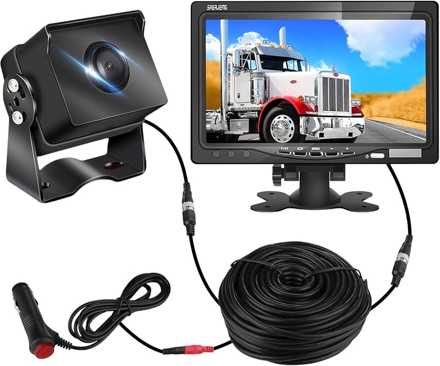 Amazon | AIEK 7インチLCDモニター バックカメラモニターセット1080P