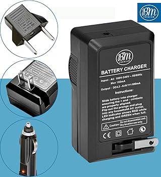 Amazon.com : Pack Of 2 NP-FV70 Batteries & Battery Charger Kit for