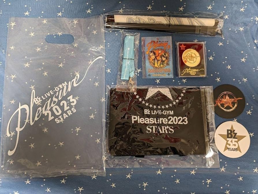B'z Pleasure2023 stars プレミアム席グッズ一式 テープ付き B'z