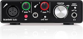 Amazon.co.jp: Focusrite Scarlett Solo G2 2in 2out 24bit 192kHz USB