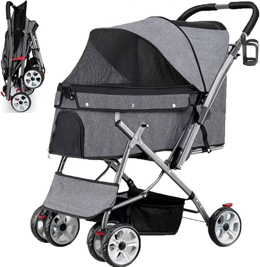 Amazon.co.jp: Totoro ball ペットカート 犬用 キャリーかーと 4輪かー