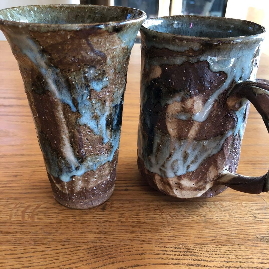 萩焼ビールジョッキ 萩焼 ジョッキ 黒 - マグカップ専門店 四季彩堂 萩焼き