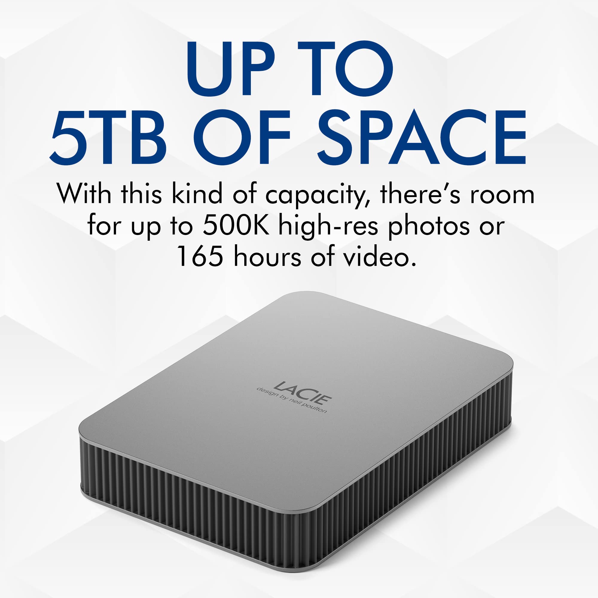 Amazon.com: LaCie Mobile Drive, 2TB, External Hard Drive Portable