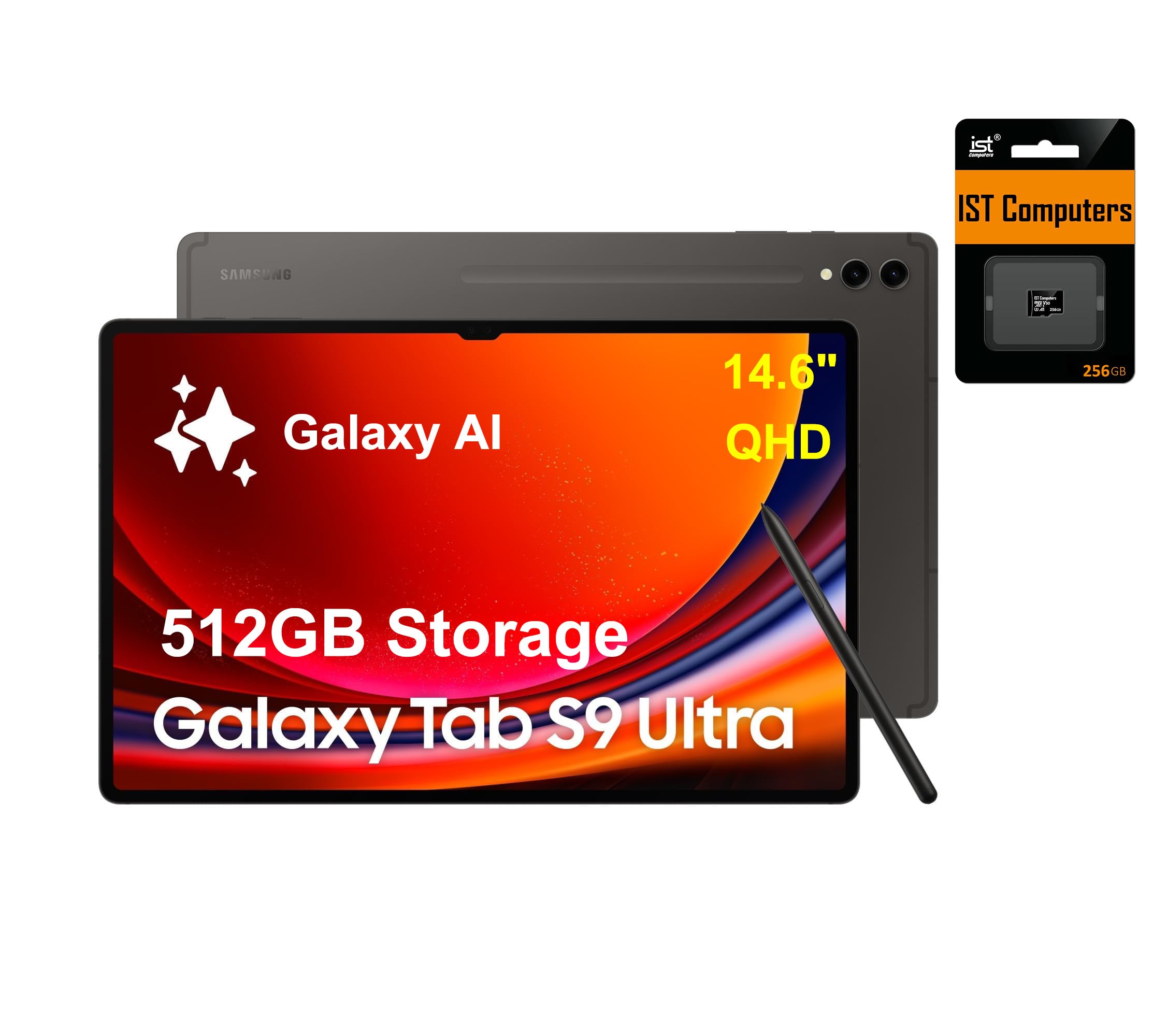 Samsung Galaxy Tab S9 12GB/256GB セルラーモデル Amazon.com