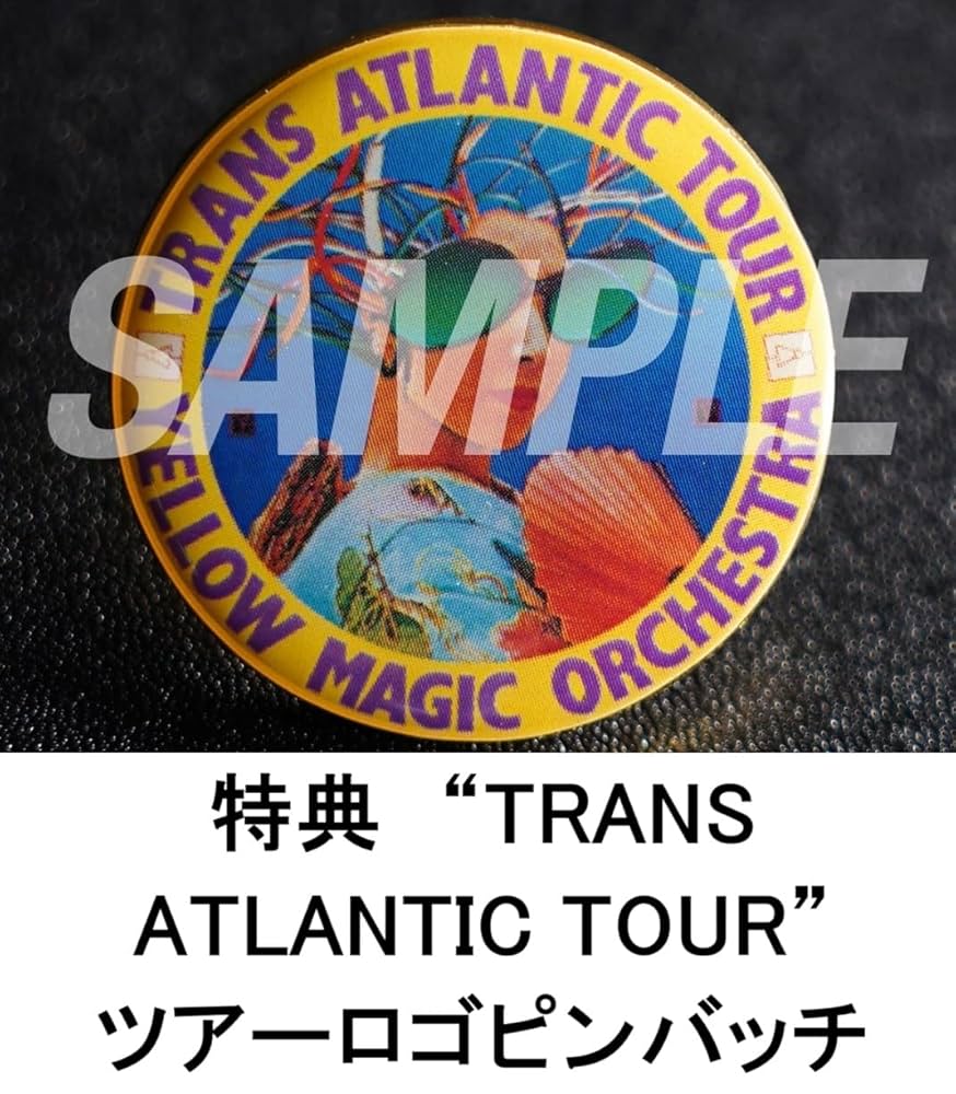 未開封 YMO 缶バッジ YELLOW MAGIC ORCHESTRA / ブルー S318