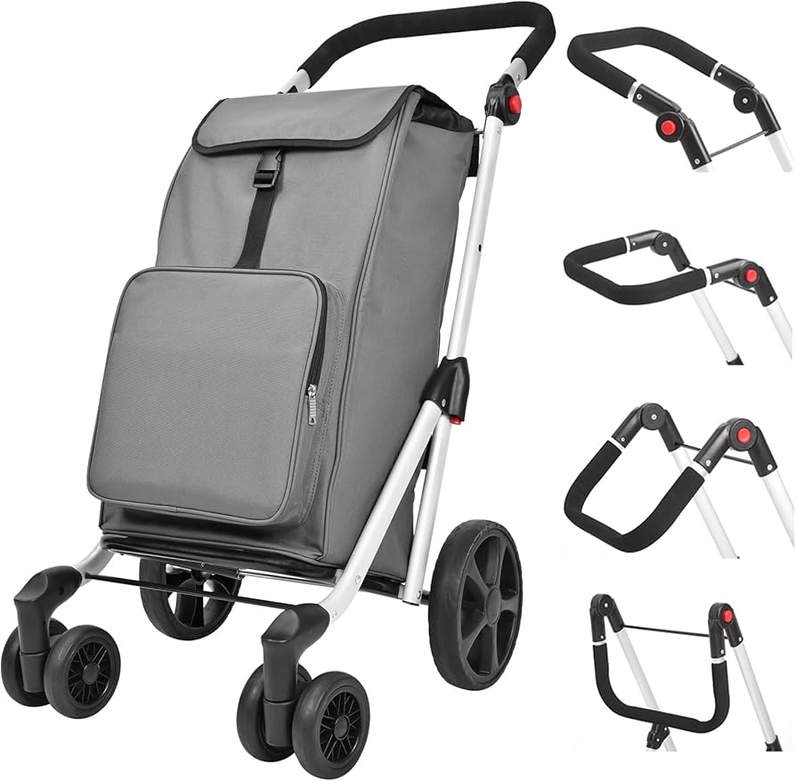 Amazon｜ショッピングキャリー 6輪 ショッピングカート 保温保冷