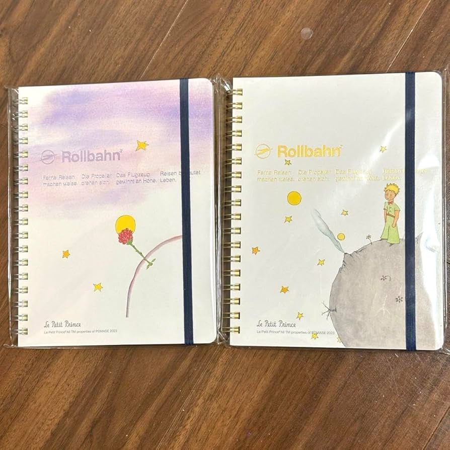 ロルバーン 星の王子さま リングノート ポケット付きメモ L 王子様