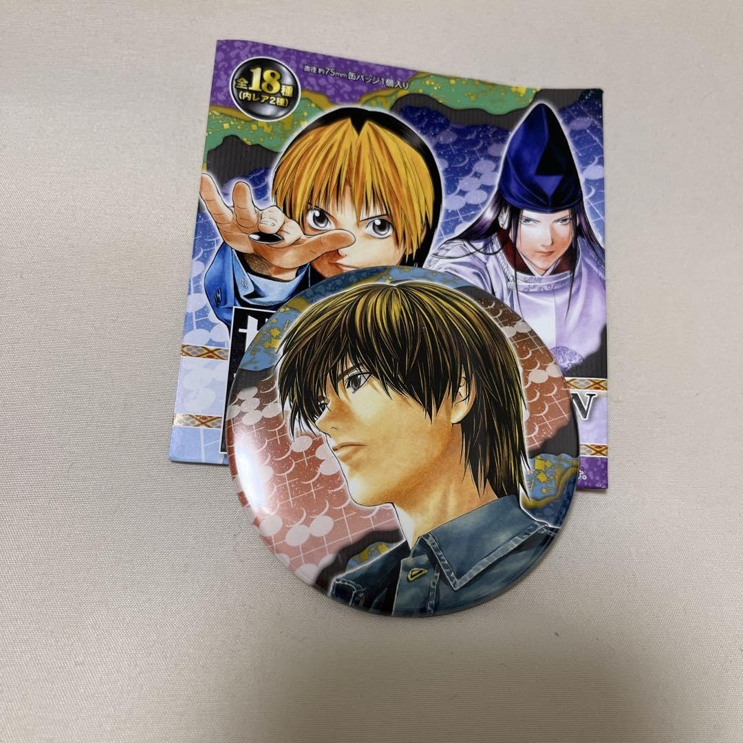 ヒカルの碁 小畑健展 缶バッジ 6種 ヒカル 佐為 アキラ 集合 ヒカルの