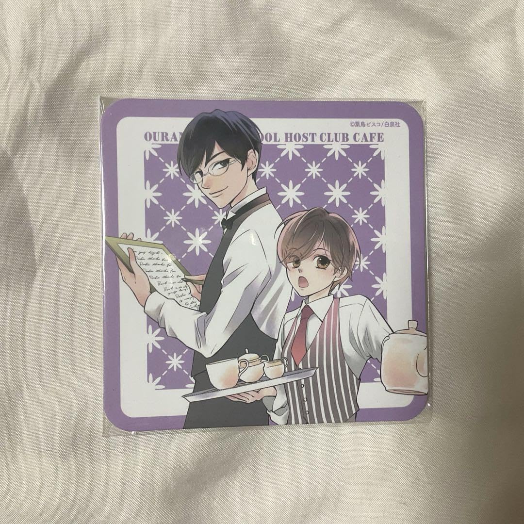 Amazon.co.jp: 桜蘭高校ホスト部 藤岡ハルヒ 鳳鏡夜 コースター カフェ