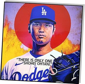 Amazon.co.jp: Famous Popart Gallery SHOHEI OTANI 大谷翔平 MLB
