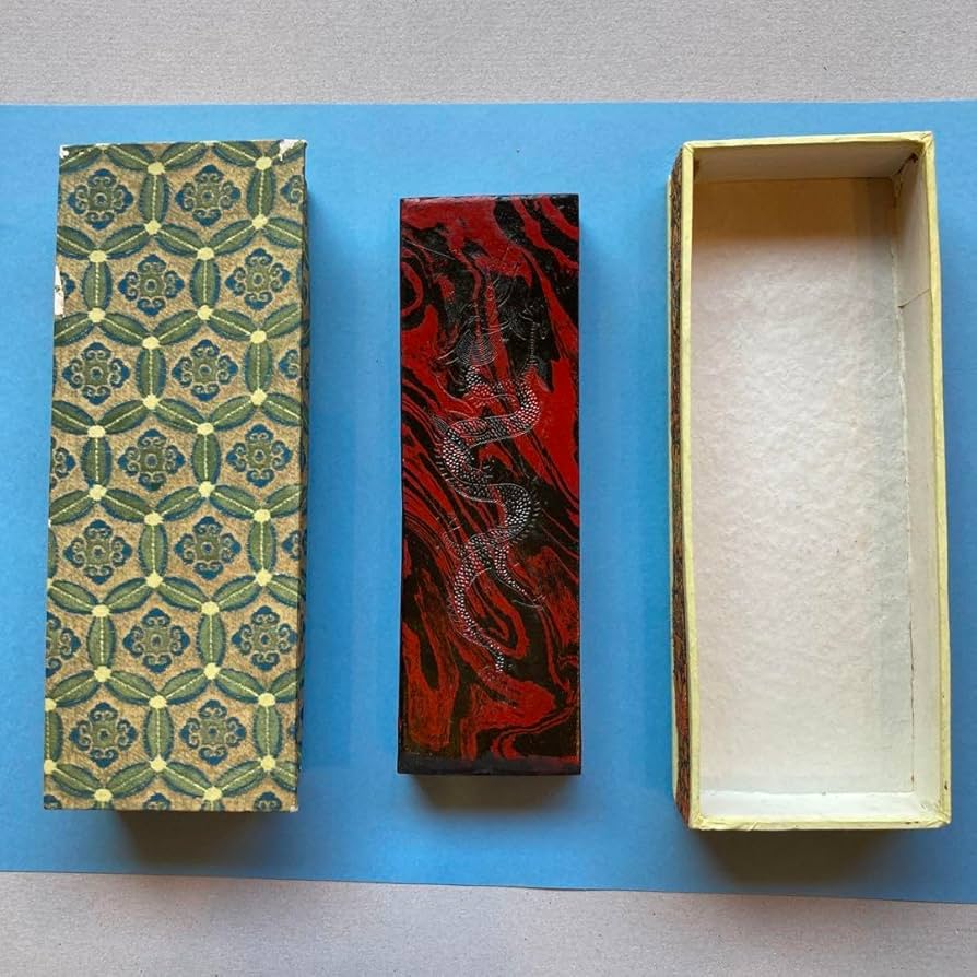 中国 書道具 楼閣山水文など 古墨 徽墨 4点まとめて M R7335