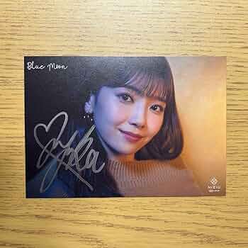 NiziU RIMA 直筆サイン チェキ Bluemoon NiziU RIMA 直筆サイン チェキ