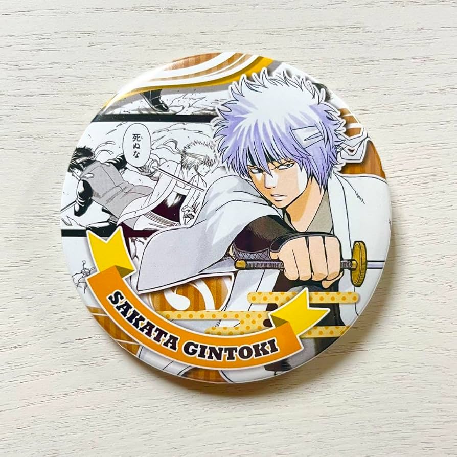 銀魂 原作 コレクション缶バッジ HEROES 銀時 銀魂 原作 コレクション