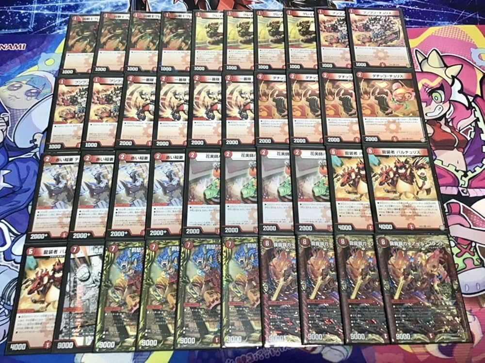 本格構築【赤単ミリオンブレイブカイザー】デッキ＆二重スリーブ 本格