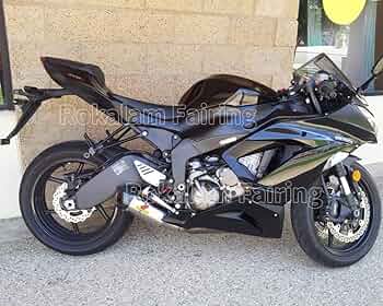 Amazon | モトボディキットニンジャ適用ZX6Rオートバイ13-18 適用ZX 6R