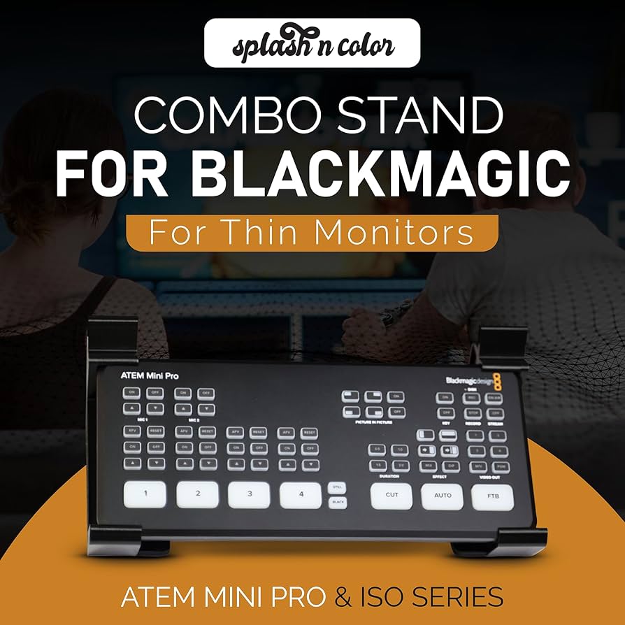 Amazon.co.jp: SplashNColor コンボスタンド Blackmagic ATEM Mini Pro
