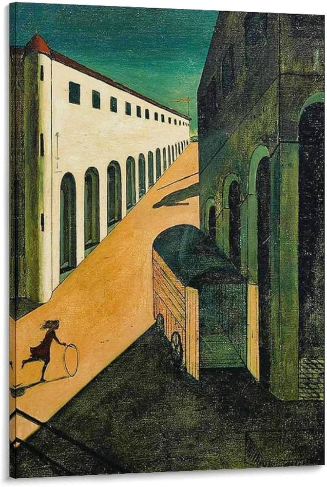 Amazon.co.jp: ポスターGiorgio De Chiricoジョルジョ・デ・キリコ