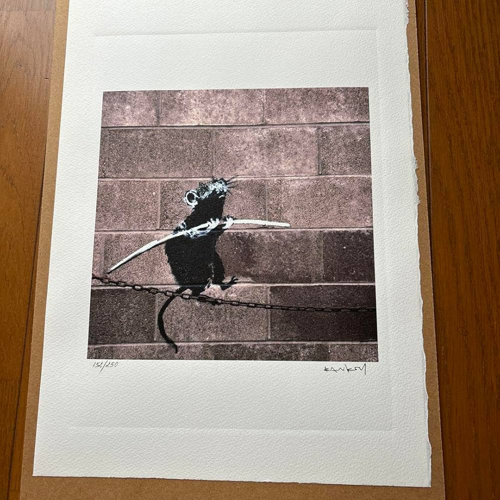 バンクシー 【Painter】エスタンプリトグラフ