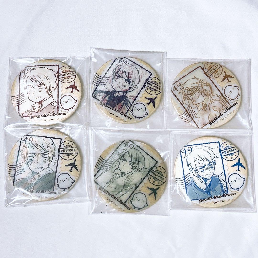 ヘタリア Axis Powers プロイセン チェンジング缶バッジ 希少 ヘタリア