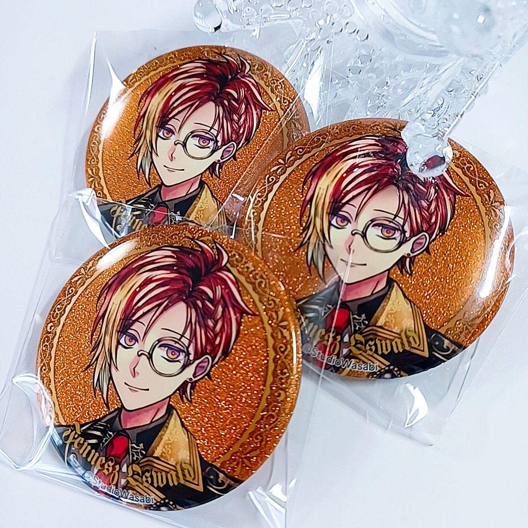 悪魔執事と黒い猫 1st Anniversary フェネス 缶バッジ 悪魔執事と黒い