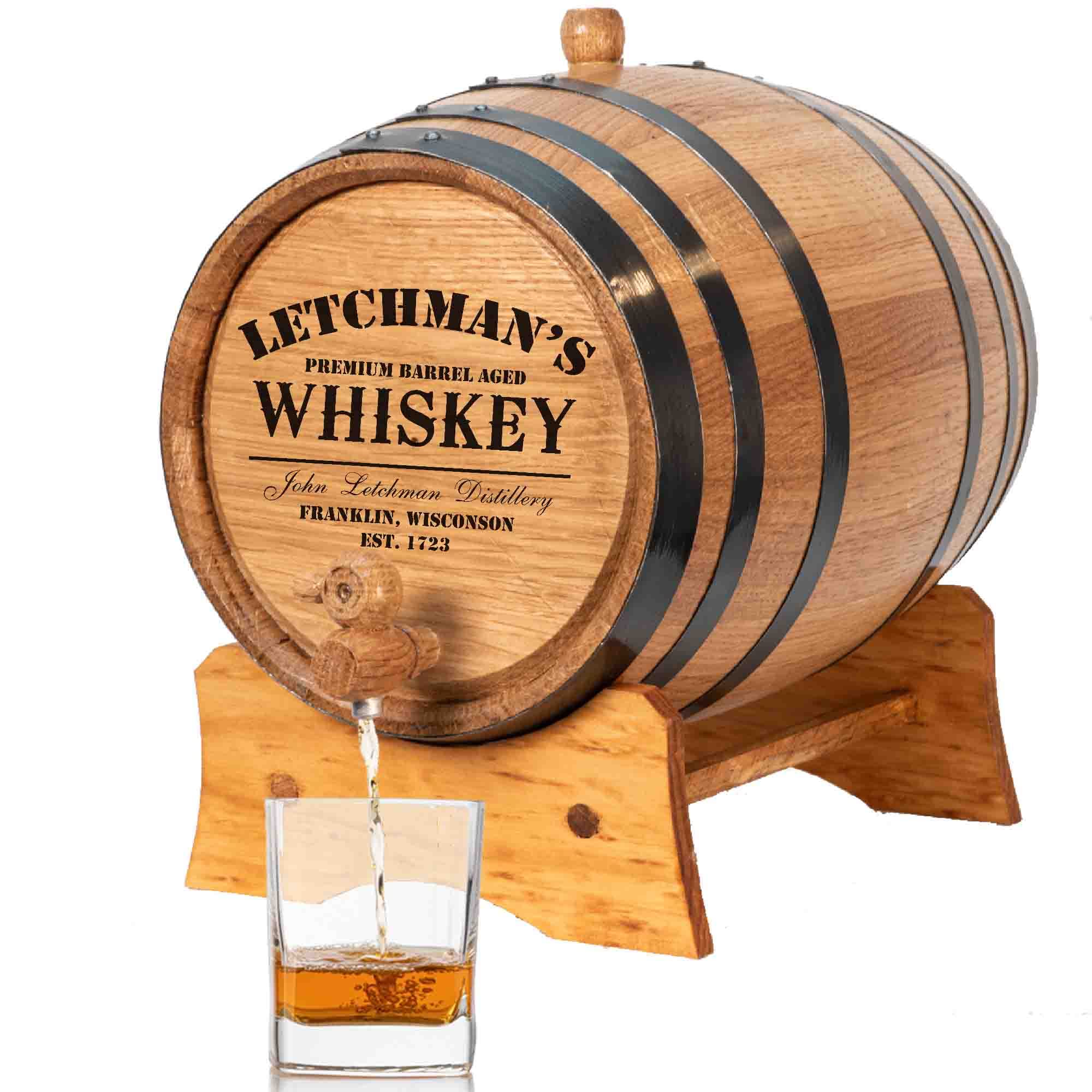 Amazon.com: Personalized 2 Liter American Oak Whiskey Aging Barrel