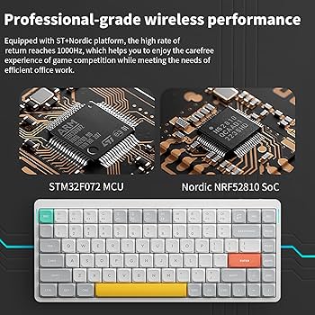 Amazon.com: nuphy Air75 V2 Portable 75% Mechanical Keyboard