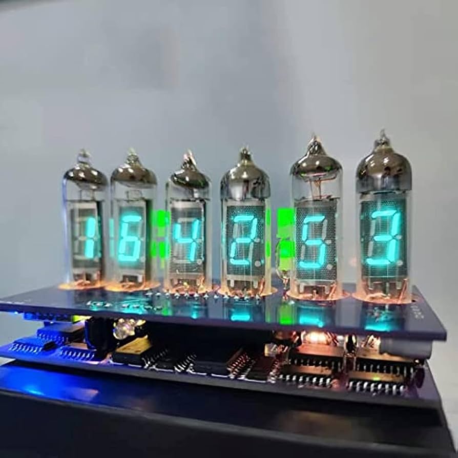 入手困難】ニキシー管 ネオン管 時計 VFD IV-17 6個 製 入手困難