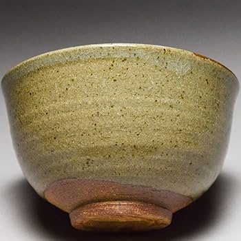 Amazon.co.jp: 唐津焼見湖窯見信造絵唐津茶碗共箱共布栞茶道具抹茶碗