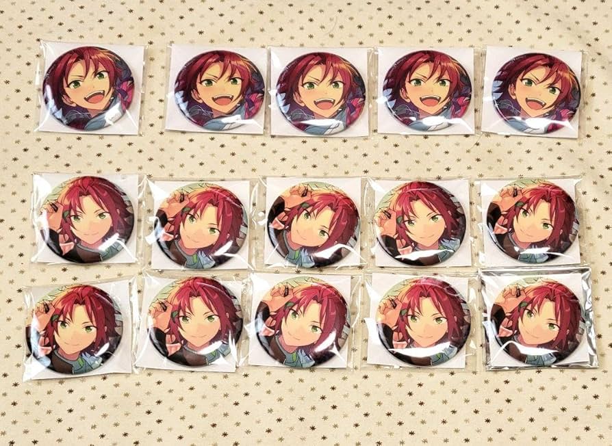 あんスタ あんさんぶるスターズ 衣更真緒 フィーチャー 缶バッジ あん