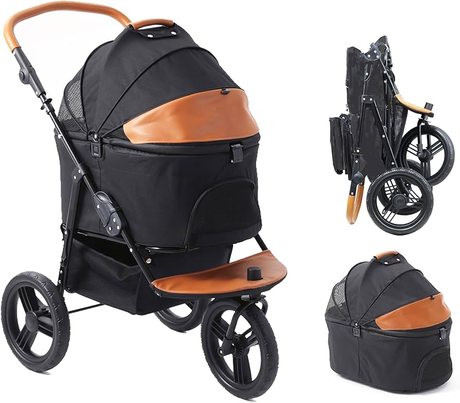 Amazon.co.jp: MEGANEKO ペットカート 分離式 多頭 折りたたみ