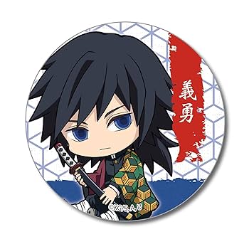 鬼滅の刃 冨岡義勇 USJ コレクタブル缶バッジ 2021年 鬼滅の刃 冨岡