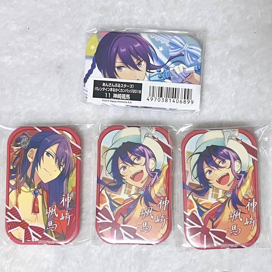 Amazon.co.jp: あんスタ 神崎颯馬 バレンタインまるかく缶バッジ