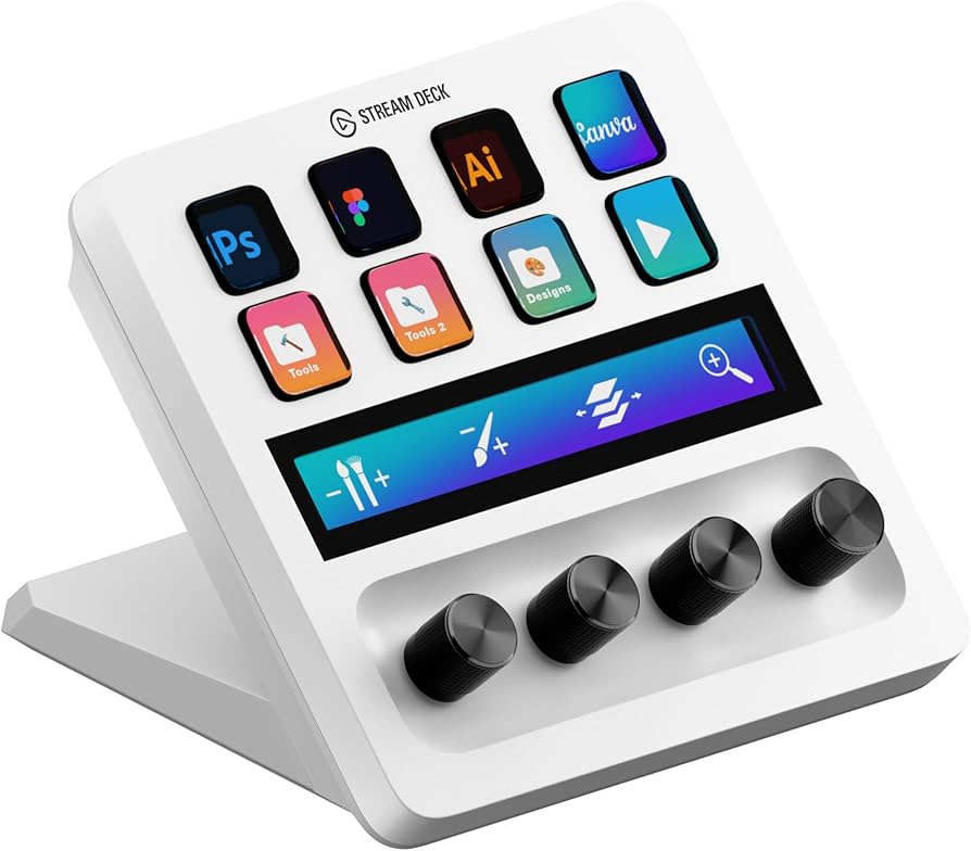 Amazon.com: Elgato Stream Deck + White - Studio Controller with