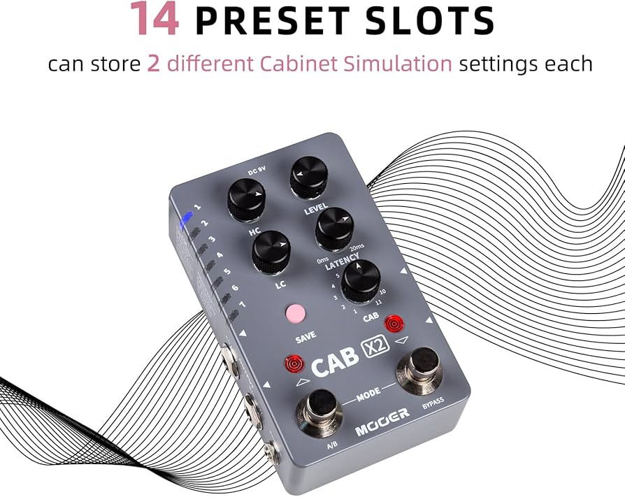 Amazon.com: MOOER CAB X2 Dual Footswitch Cab Sim IR Loading Stereo