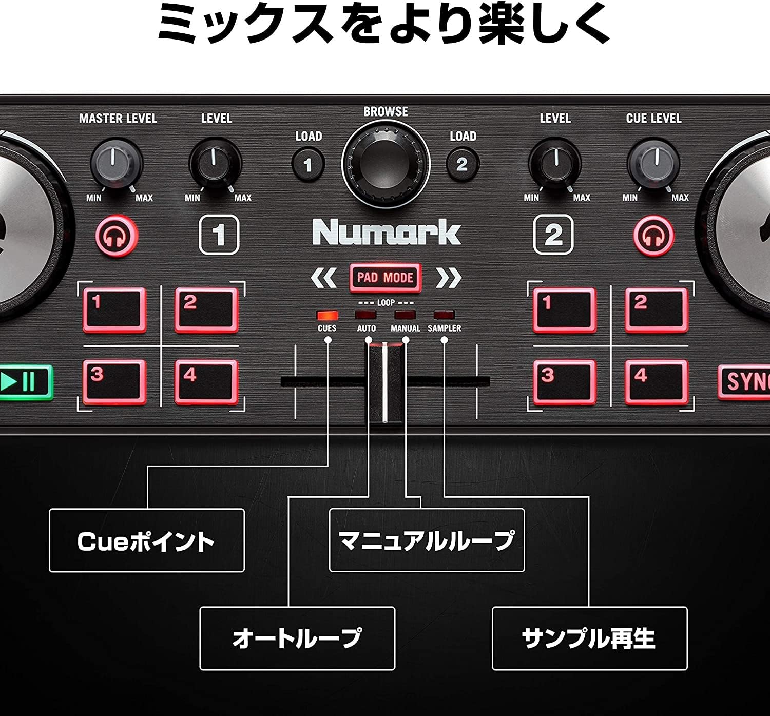 Amazon.co.jp: ニュマーク(Numark) Numark DJコントローラー
