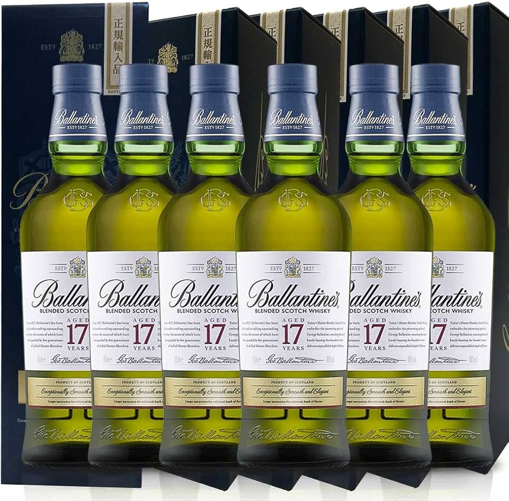 Amazon.co.jp: バランタイン17年 700ml 6本セット 【正規品】 : 食品
