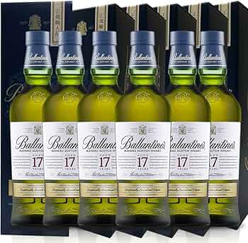 Amazon.co.jp: バランタイン17年 700ml 6本セット 【正規品】 : 食品