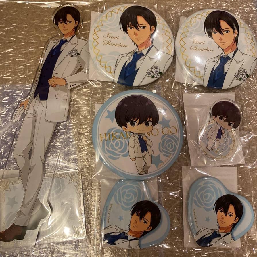 ヒカルの碁 くじ引き堂 アクリルスタンド等 塔矢アキラ＆塔矢行洋