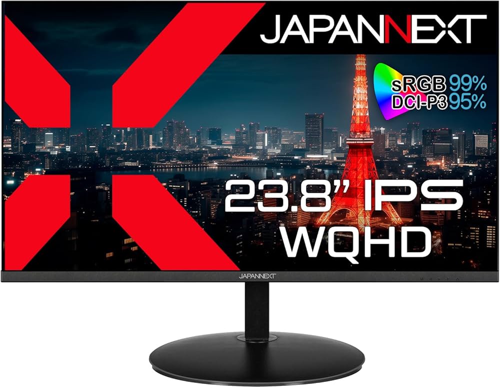 Amazon.co.jp: JAPANNEXT 23.8インチ モニター WQHD 2560x1440解像度