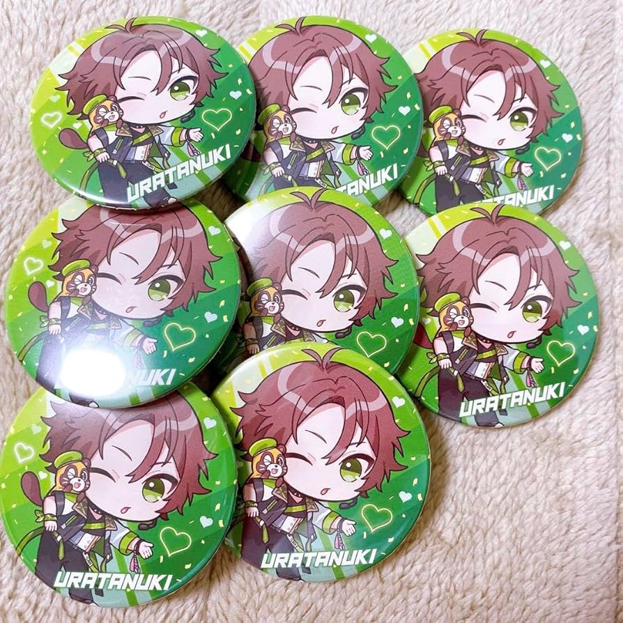 うらたぬき 缶バッジ 80個