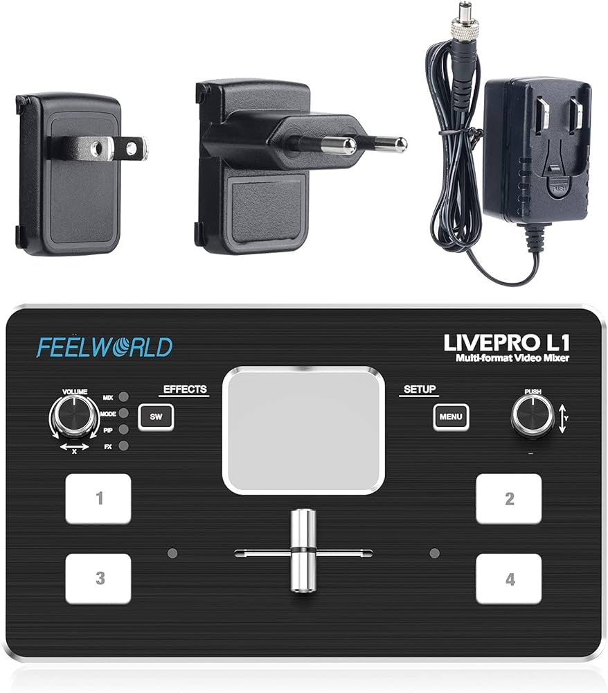 Amazon | FEELWORLD LIVEPRO L1 V1 マルチカメラ ビデオ ミキサー