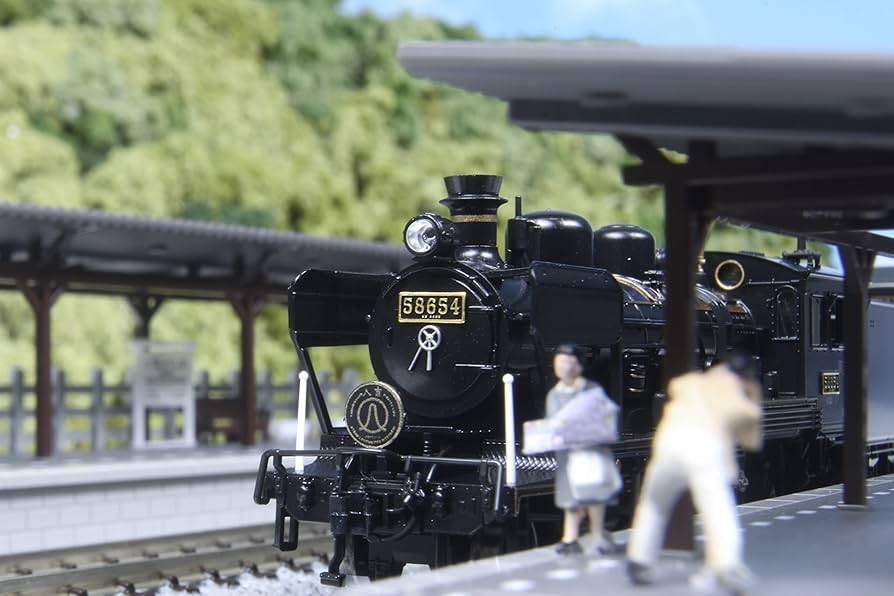 鉄道模型 SL人吉 58654＋50系 4両セット 室内灯完備！！ 鉄道模型 SL