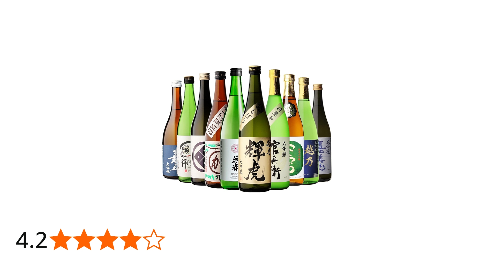 Amazon.co.jp: 日本酒 飲み比べセット 全国10蔵 大吟醸 720ml×10本