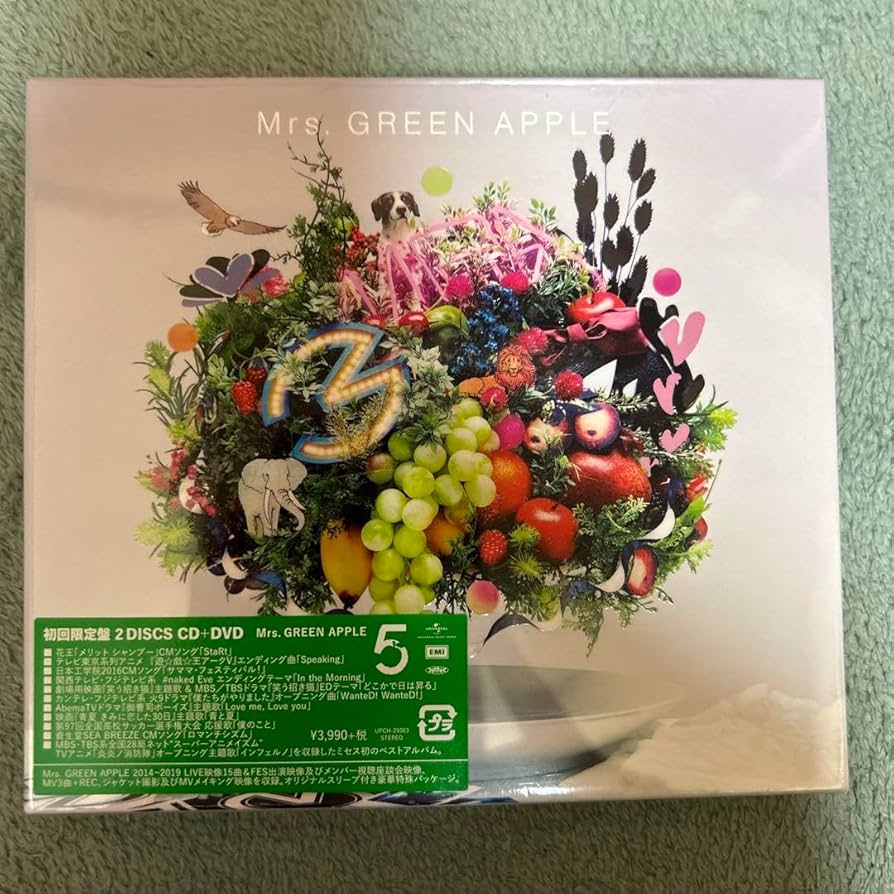 Mrs.GREEN APPLE ミセスグリーンアップル 5 初回限定盤 ファイブ