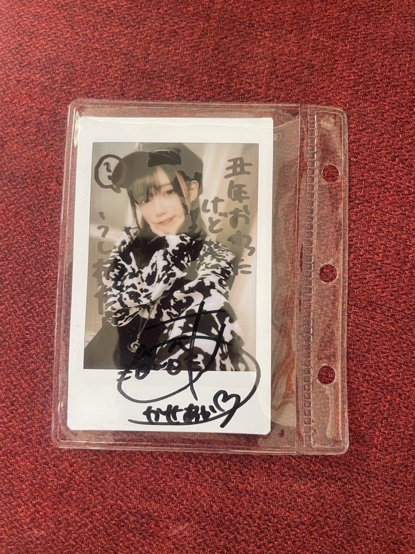 藤吉夏鈴 b.l.t. 直筆サイン入りチェキ 当選品 櫻坂46 欅坂46 櫻坂46