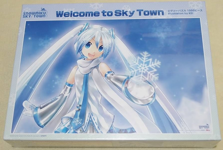 雪ミク スカイタウン Welcome to Sky Town 1000ピース 50x75cm